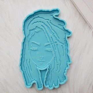 Dread Girl silicone mould female head 3